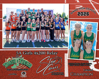 2026 5A Girls 4x200 Relay Champions - Lakeland