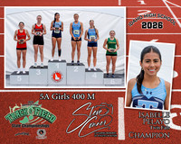 2026 5A Girls 400 M Champion -  Isabelle Pelayo - Twin Falls