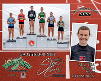 2026 5A Girls 300MH Champion - Mattea Nuhn - Moscow