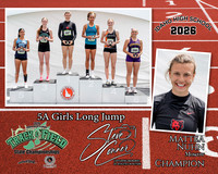 2026 5A Girls Long Jump Champion - Mattea Nuhn - Moscow