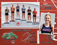 2026 5A Girls 3200 M Champion - Katie Boyle - Pocatello