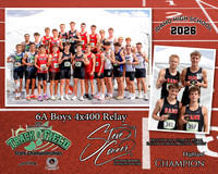 2026 6A Boys State 4x400 Relay Champions - Highland
