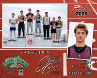 2026 6A Boys State 100 M Champion - Owen Golding - Rigby