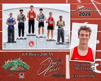 2026 6A Boys State 200 M Champion - Quinton Williams  - Boise