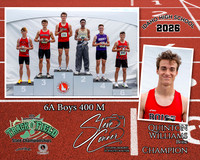 2026 6A Boys State 400 M Champion - Quinton Williams - Boise