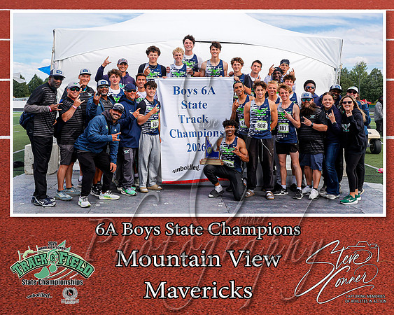 2026 6A Boys State Champions - Mountain View