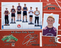 2026 6A Boys State Pole Vault Champion - Kade Scott - Rigby