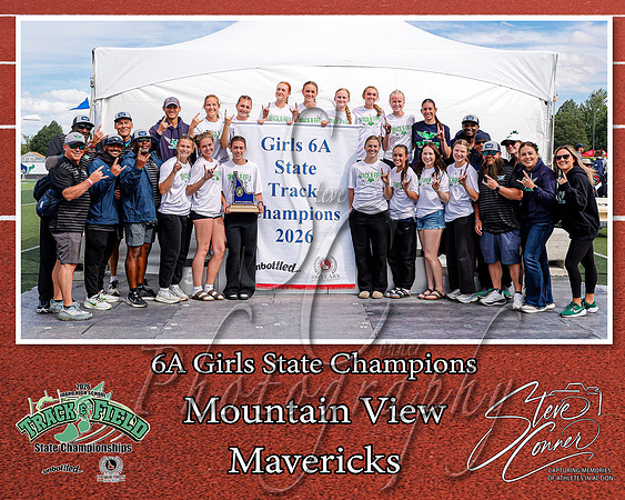 2026 6A Girls State Champions - Mountain View