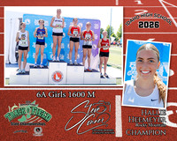 2026 6A Girls State 1600 M Champion - Hallie Heemeyer - Rocky Mountain