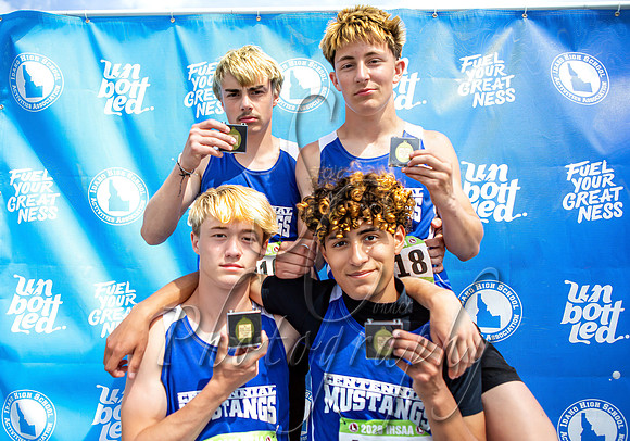 2A Boys 4x100 Relay Champions - Centennial Baptist