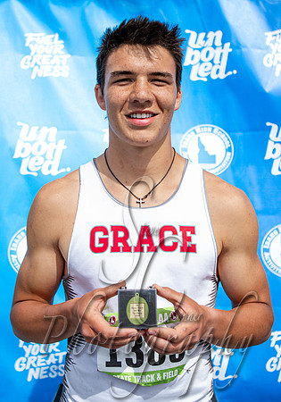2A Boys 300 MH Champion - Jonah Wilkerson - Grace