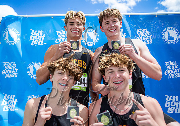 3A Boys 4x200 Relay Champion - Nampa Christian