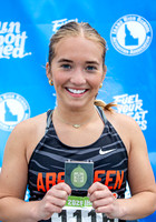 3A Girls 100 MH Champion - Sage Rowlan - Aberdeen