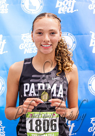 3A Girls 100 Champion - Lily Yeakley - Parma