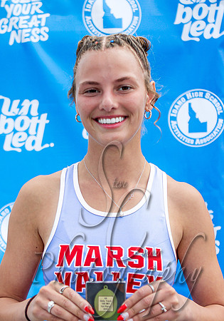 4A Girls 100 MH Champion - Lydia Townsend - Marsh Valley
