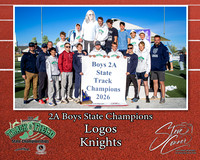 2026 2A Boys State Champions - Logos