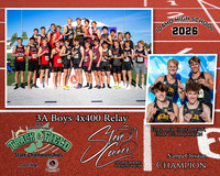2026 3A Boys 4x400 Relay Champions - Nampa Christian