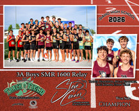 2026 3A Boys SMR 1600 Relay Champions - West Side