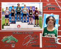 2026 3A Boys State 110MH Champion - Isaiah Gustaffe - StMaries