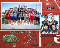 2026 4A Boys 4x400 Relay Champions - Kimberly