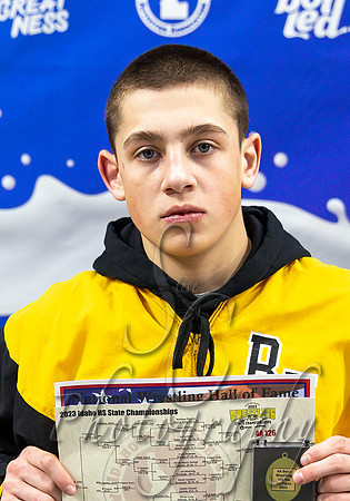 4A 126lb State Champion -  Matthew Martino - Bishop Kelly