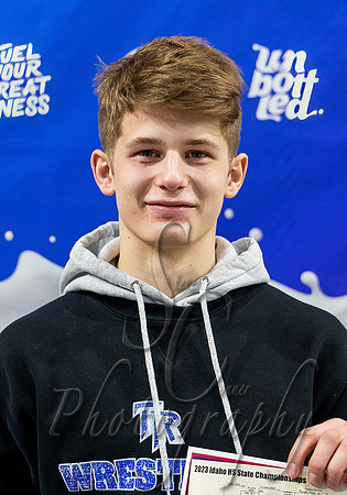 5A 145lb State Champion -  Carson Burton - Thunder Ridge