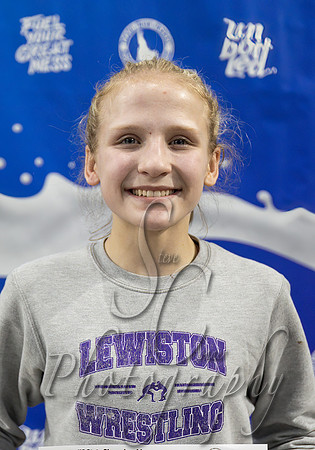 Girls 100lb State Champion -  Joely Slyter - Lewiston