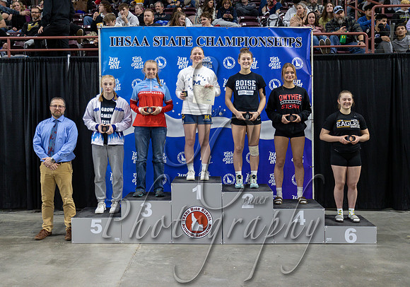 Girls 138lb Awards