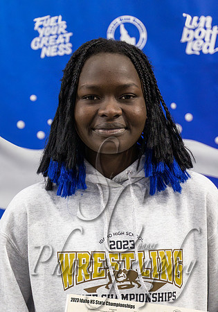 Girls 152lb State Champion - Ornella Kero - Boise