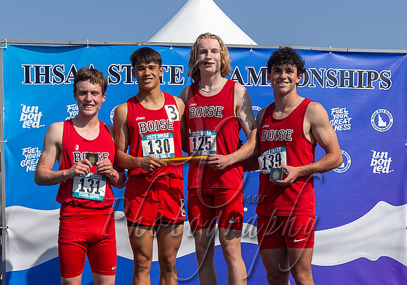 5A Boys 4x400 Relay Champion - Boise 2