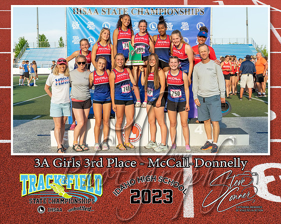 3A Girls 3rd Place McCall Donnelly