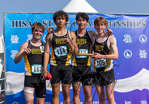 4A Boys 4x400 Relay Champions - Bishop Kelly 2
