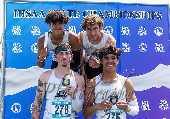 5A Boys 4x200 Relay Champions - Kuna