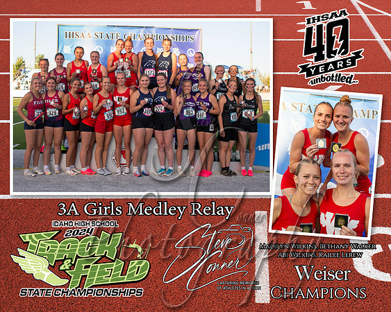 3A Girls Medley Relay - Weiser