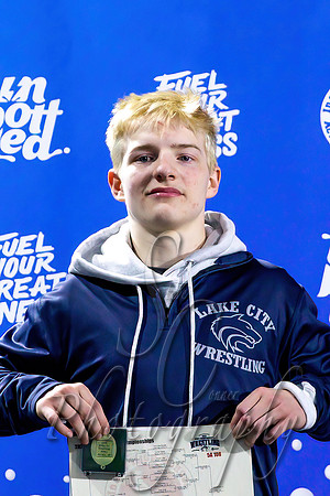 5A State Wrestling 106lb Champion - Zach Macdonald - Lake City 2