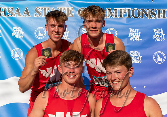 3A Boys 4x400 Relay Champions - Weiser