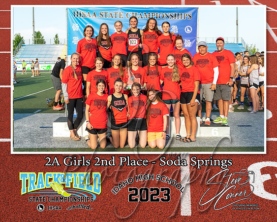 2A Girls 2nd Place Soda Springs