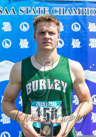 4A Boys 100 Meter Champion - Gatlin Bair - Burley
