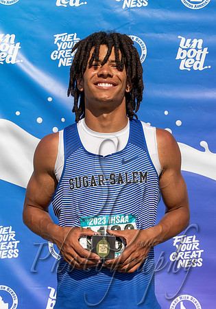3A Boys 200 Meter Champion - Trevon Holman - Sugar-Salem