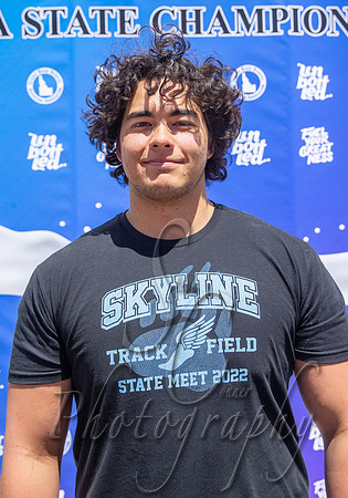 4A Boys Shot Put Champion - Tui Edwin - Skyliine