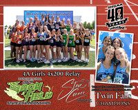 4A Girls 4x200 Relay Twin Falls