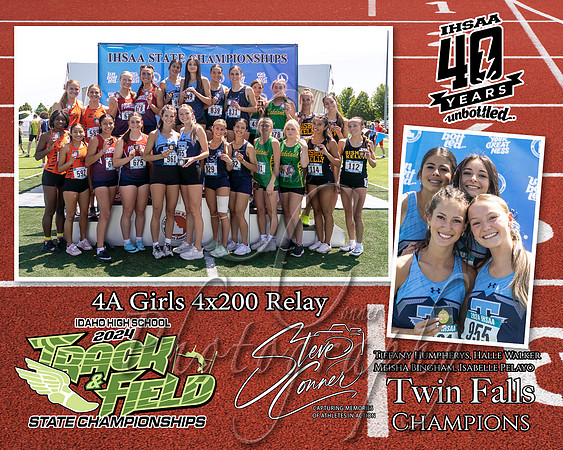 4A Girls 4x200 Relay Twin Falls