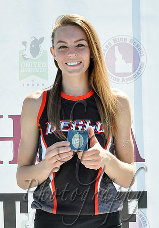 2A Girls High Jump Champion Courtney Christopherson Declo