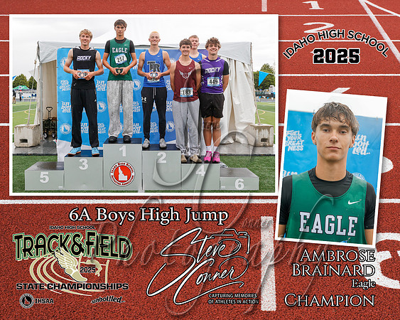 6A Boys High Jump Champion - Ambrose Brainard