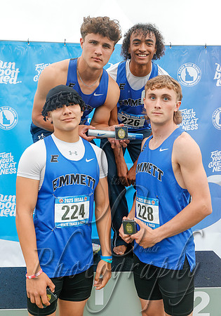 5A Boys 4x100 Relay Champions - Emmett