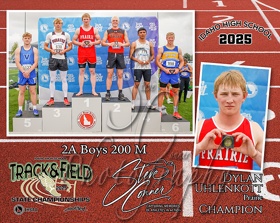 2A Boys 200 M Champion - Dylan Uhlenkott