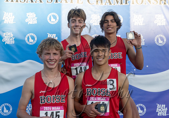5A Boys 4x800 Relay Champions - Boise 2
