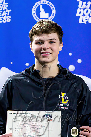 5A State Wrestling 132lb Champion - Tristan Bremer - Lewiston 2
