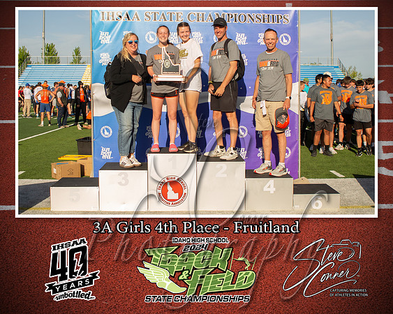 3A Girls 4th Place - Fruitland
