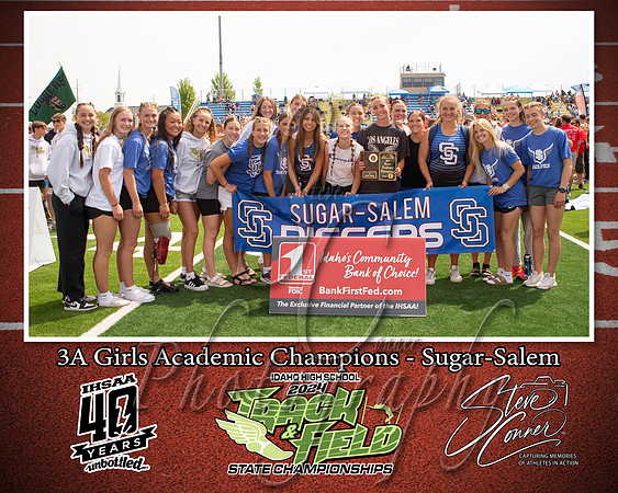 3A Girls Academic Champions Sugar-Salem